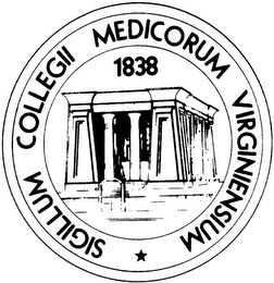 SIGILLUM COLLEGII MEDICORUM VIRGINIENSIUM 1838 logo