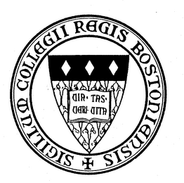 SIGILLUM COLLEGII REGIS BOSTONIENSIS VIA VERITAS VITA logo