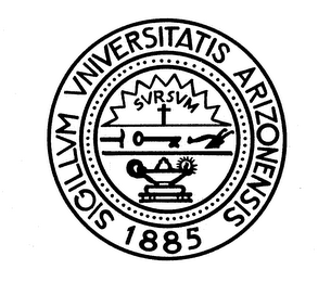 SIGILLUM UNIVERSITATIS ARIZONENSIS 1885SURSUM logo