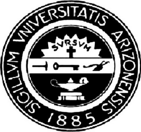 SIGILLUM UNIVERSITATIS ARIZONENSIS 1885SURSUM logo