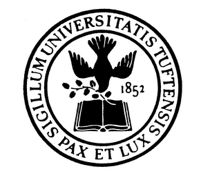 SIGILLUM UNIVERSITATIS TUFTENSIS PAX ETLUX logo