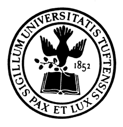 SIGILLUM UNIVERSITATIS TUFTENSIS PAX ETLUX logo