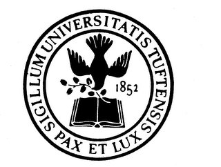 SIGILLUM UNIVERSITATIS TUFTENSIS PAX ETLUX logo
