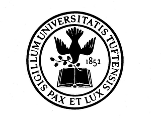 SIGILLUM UNIVERSITATIS TUFTENSIS PAX ETLUX logo