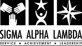 SIGMA ALPHA LAMBDA SERVICE ACHIEVEMENT LEADERSHIP logo