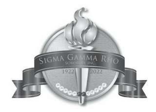 SIGMA GAMMA RHO SORORITY INC. 1922 2022 logo