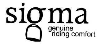 SIGMA GENUINE RIDING COMFORT logo
