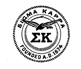 SIGMA KAPPA FOUNDED A.D. 1874 logo