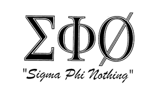 "SIGMA PHI NOTHING" logo