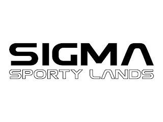 SIGMA SPORTY LANDS logo