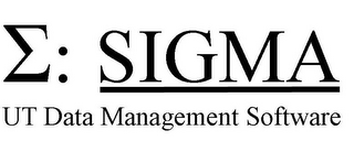 : SIGMA UT DATA MANAGEMENT SOFTWARE logo