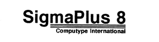 SIGMAPLUS 8 COMPUTYPE INTERNATIONAL logo