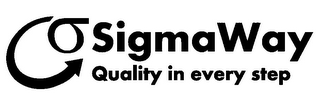 SIGMAWAY QUALITY IN EVERY STEP logo
