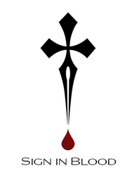 SIGN IN BLOOD logo