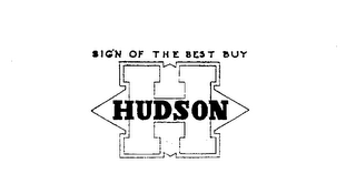 SIGN OF THE BEST BUY H HUDSON logo