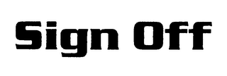 SIGN OFF logo