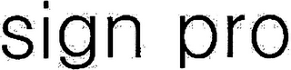 SIGN PRO logo