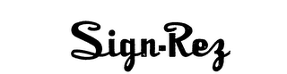 SIGN-REZ logo
