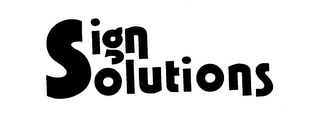SIGN SOLUTIONS logo