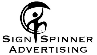 SIGN SPINNER ADVERTISING logo