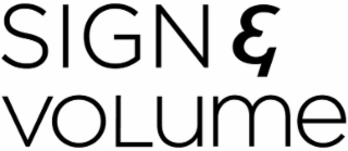 SIGN & VOLUME logo