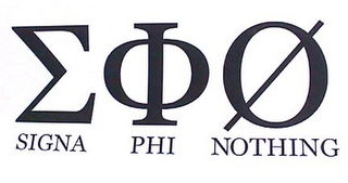 SIGNA PHI NOTHING logo