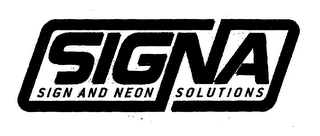SIGNA SIGN AND NEON SOLUTIONS logo