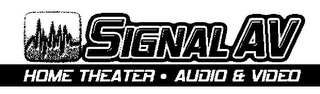 SIGNAL AV HOME THEATER · AUDIO & VIDEO logo