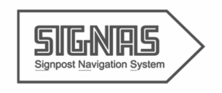 SIGNAS SIGNPOST NAVIGATION SYSTEM logo