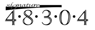 SIGNATURE 4·8·3·0·4 logo