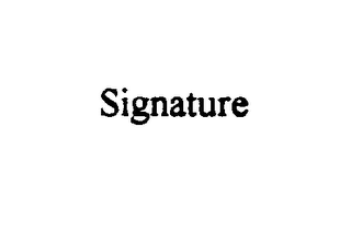 SIGNATURE logo