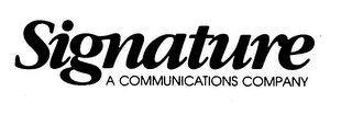 SIGNATURE A COMMUNICATIONS COMPANY logo