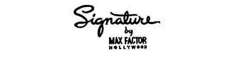 SIGNATURE BY MAX FACTOR HOLLYWOOD logo