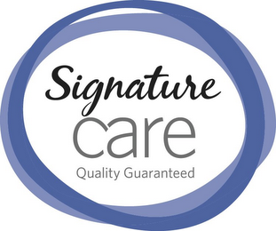 SIGNATURE CARE QUALITY GUARANTEED logo
