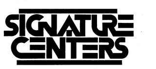 SIGNATURE CENTERS logo