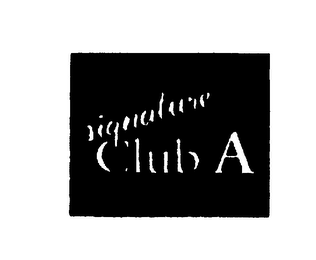 SIGNATURE CLUB A logo