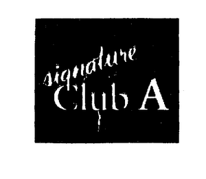 SIGNATURE CLUB A logo