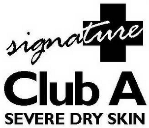 SIGNATURE CLUB A SEVERE DRY SKIN logo
