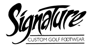 SIGNATURE CUSTOM GOLF FOOTWEAR logo