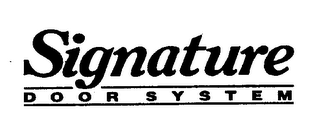 SIGNATURE DOOR SYSTEM logo