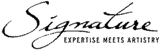 SIGNATURE EXPERTISE MEETS ARTISTRY logo