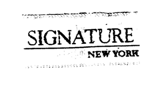 SIGNATURE NEW YORK logo