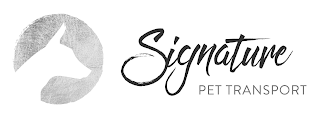 SIGNATURE PET TRANSPORT logo
