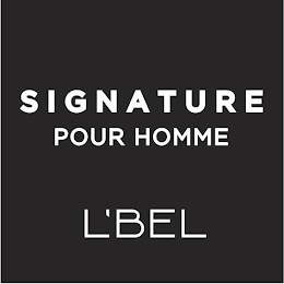 SIGNATURE POUR HOMME L'BEL logo