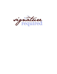 SIGNATURE REQUIRED logo