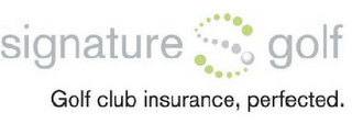 SIGNATURE S GOLF GOLF CLUB INSURANCE, PERFECTED. logo