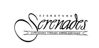 SIGNATURE SERENADES EXPRESSIONS THROUGH WORDS AND MUSIC logo