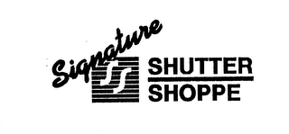 SIGNATURE SS SHUTTER SHOPPE logo