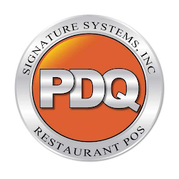 SIGNATURE SYSTEMS, INC PDQ RESTAURANT POS logo