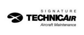 SIGNATURE TECHNICAIR AIRCRAFT MAINTENANCE logo